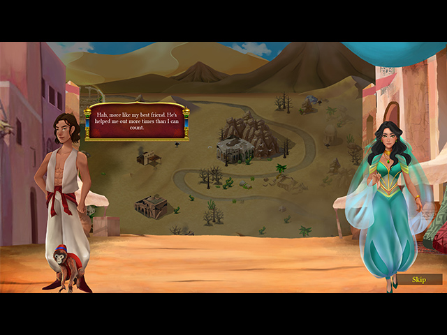 Amanda's Magic Book 6: Aladdin's Magic Lamp - Screenshot