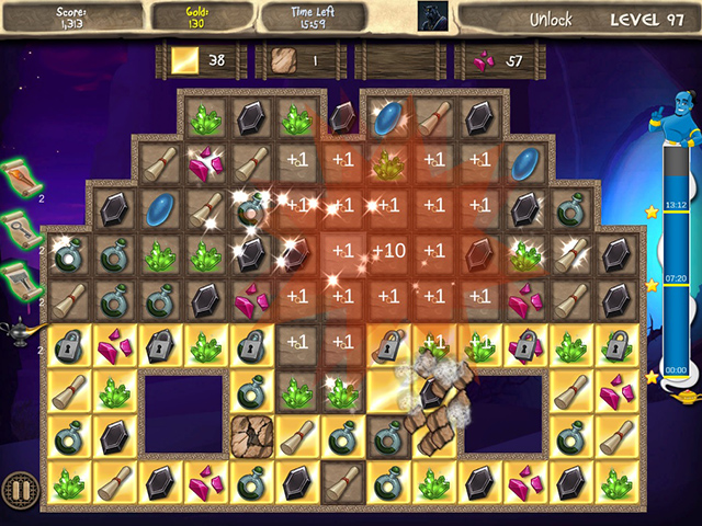 Arabian Treasures: Midnight Match - Screenshot