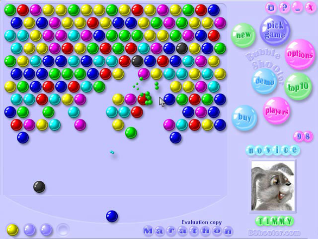 bubble shooter screen and download