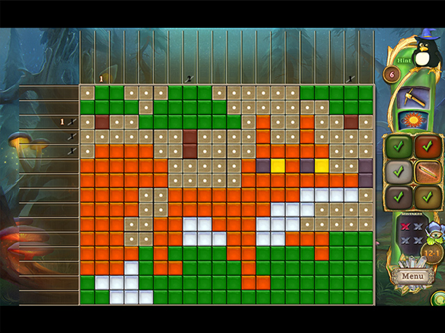 Fantasy Mosaics 48: Gnome's Puzzles - Screenshot