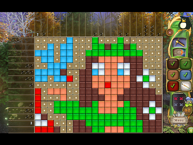 Fantasy Mosaics 48: Gnome's Puzzles - Screenshot