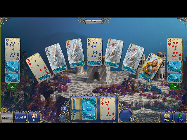 Jewel Match Solitaire: Atlantis 3 Collector's Edition - Screenshot