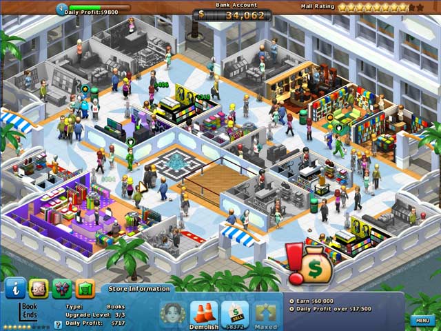 shopping mall games free online