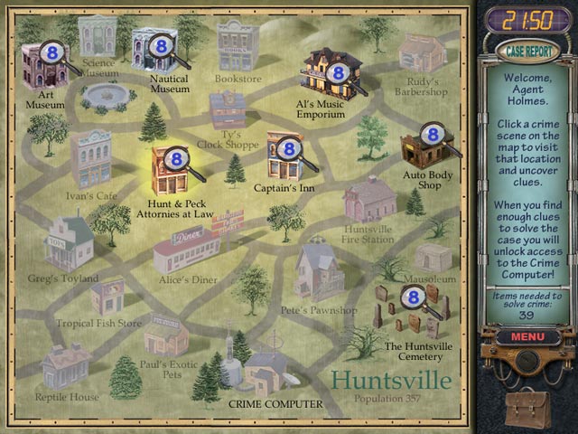 Mystery Case Files 1: Huntsville (HOG) Screen3