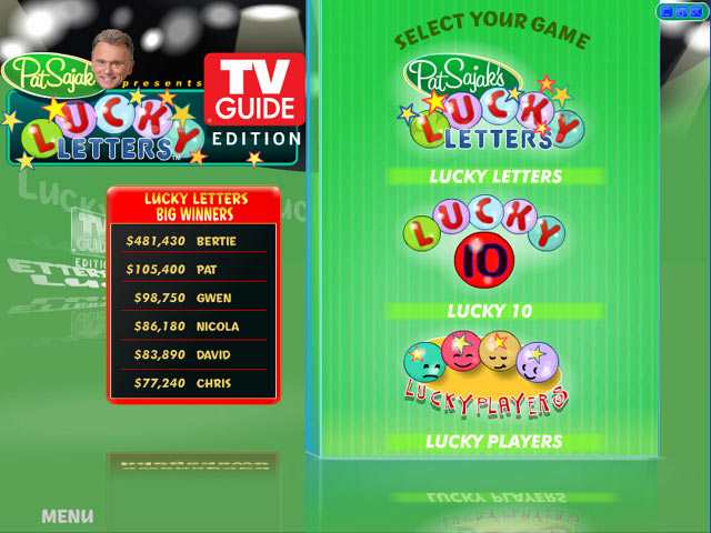 Pat Sajak's Lucky Letters TV Guide Edition > iPad, iPhone, Android
