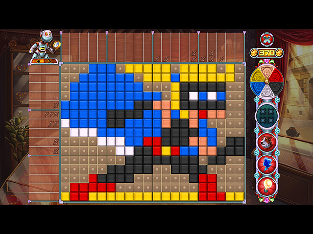 Rainbow Mosaics 13: Detective Helper - Screenshot