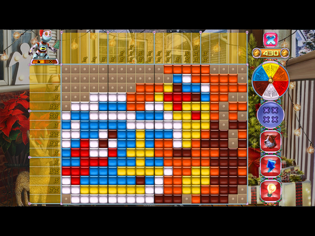 Rainbow Mosaics 16: Helper New Year! - Screenshot