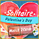 Solitaire Match 2 Cards Valentine's Day