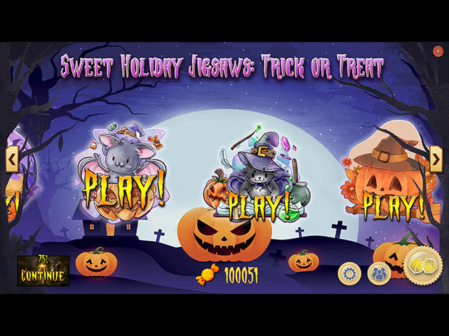 Sweet Holiday Jigsaws: Trick or Treat - Screenshot