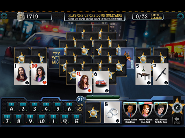 The Flaw in the Fall: Solitaire Murder Mystery - Screenshot