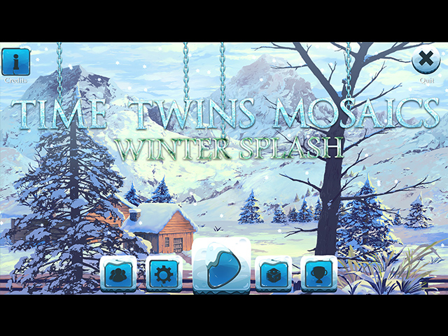 Time Twins Mosaics: Winter Splash - Screenshot
